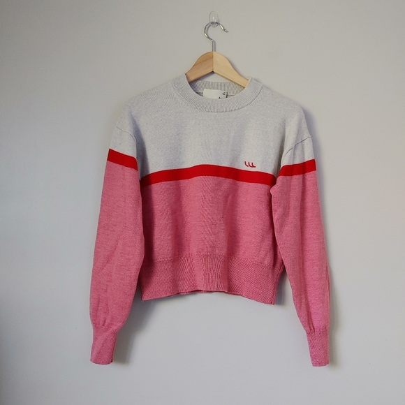 Aritzia Wilfred Sweater Caela Merino Wool Crewneck Size Small - Picture 3 of 14